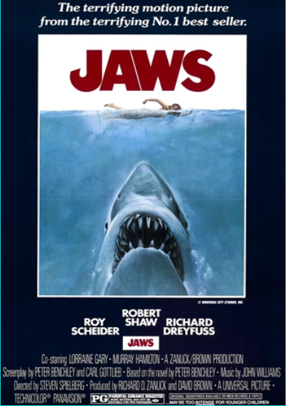 Jaws movie poster