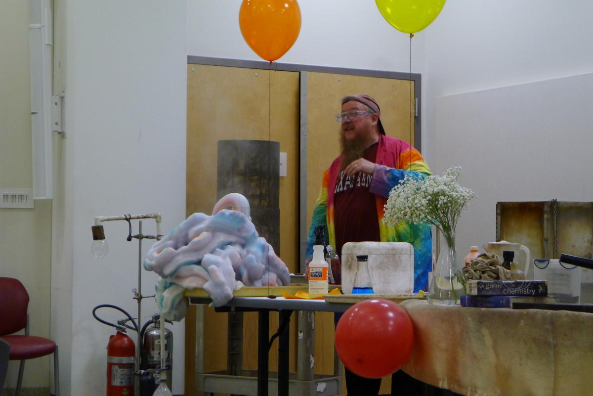 Colorfully explosive experiments.